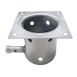 Gettimore Particle Oven Ignition Can for PitBoss Brennkammer, 120V 200W Hot Rod Zündgerät, Edelstahl Feuerkanne Kompatibel mit Pelletgrills A