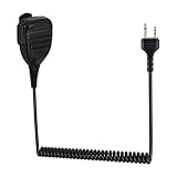 JUYODE Walkie-Talkie-Lautsprecher-Mikrofon Schulter-Handfunkmikrofon für Midland LXT600VP3 LXT630VP3 LXT500VP3 GXT1000VP4 GXT1030VP4 GXT1050VP4 T71VP3 G5 M99 75-785 785 5-8100 75-822 SP-410