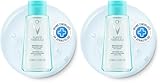 Vichy Pureté Thermale Sanfter Make-Up-Entferner für empfindliche Augen, Hauterfrischend und pflegend, Mit Panthenol und Kornblumen-Extrakt, Hypoallergen, Inkl. Schutz vor Wimpernbruch, 100 ml