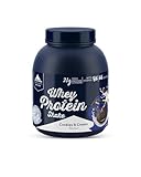 Multipower Whey Protein Shake Pulver 2 kg, Protein Pulver mit Cookies & Cream Geschmack und Vitamin B6, ideal zur Regeneration des Körpers nach dem Sport