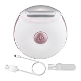 Bikini-Epilierer für Damen | Elektrorasierer für Frauen, wiederaufladbar über USB – wasserdicht, trocken und nass mit abnehmbarem Kopf für tägliche Haarentfernung empfindliche Haut, Beine und Arme