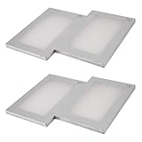 Marclix 4 Stücke A4 Sieb Druck Aluminium Rahmen Gestreckt 120T Sieb Druck Polyester Sieb für Leiter Platten