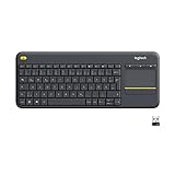 Logitech K400 Plus Kabellose Touch-TV-Tastatur mit...