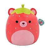 Squishmallows SQCR08627 - Romeo der Erdbeerbär 40 cm, offizielles Jazwares Plüsch, superweiches Kuscheltier