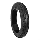 Fauhapyway 14 Zoll Elektrofahrrad Tubeless Reifen 60/70-10 Gummikonstruktion Anti-Rutsch Lauffläche Design Schwarz 14X2.125 für E-Bike Radfahren Ersatz