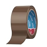 GRIFEMA GA4004-1, Geräuscharmes Paketklebeband, Paketband für Versand, Umzug und Lagerung, Braun Verpackungsband, 10,5 cm x 10,5 cm x 5 cm, 66m