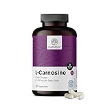 HealthyWorld L-Carnosin – 120 pflanzliche Kapseln – Hohe Bioverfügbarkeit – 1000 mg Tagesdosis – Frei von GVO und Allergenen – Für Sportler