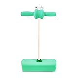 Spaß und sichere Springen Stick Foam Pogo Stick für Kinder Pogo Sticks für Jungen und Mädchen, niedliches Design Sweat-Absorbierend und Schiebe-, für Kinder und Erwachsene (Color : Green)