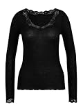 CALIDA Richesse Lace Langarm-Shirt aus Wolle & Seide Damen