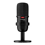 HyperX SoloCast – USB-Kondensator-Gaming-Mikrofon, für PC, PS4 und Mac, Tap-to-Mute Sensor, Kardioid Richtcharakteristik, Gaming, Streaming, Podcasts, Twitch, YouTube, Discord, Schwarz