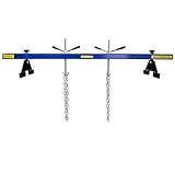 Sellnet Motorbrücke 500kg [730-1480mm] Kotflügeltraverse Motorheber Motorhalter Motor Traverse (Blau SN0301-2)