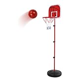 Kinder-Basketballständer, stark verstellbare Höhe, leicht zu transportieren, für Zuhause, Sightseeing und Spielen im Freien