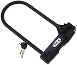 ABUS Bügelschloss Facilo 32/150HB300 + USH32-Halterung - Fahrradschloss mit Double-Locking - ABUS-Sicherheitslevel 7 - Schwarz