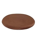 Rundes Stuhlkissen aus Memory-Schaum, rutschfest, weich, rund, 33 cm, perfekt für 30,5 cm Hocker/Stühle