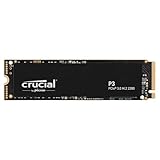 Crucial P3 500GB M.2 PCIe Gen3 NVMe Interne SSD, Bis zu 3500MB/s - CT500P3SSD8, Festkörper-Laufwerk