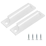 2 Stück Balkontürgriff Außen Metall, Terrassentür Griffe, Terassentürgriff Außen, Alu Bügelgriff Schiebetürgriffe, Schubladengriffe für Schränke Fenster Terrassentürgriff Balkontür Außens(Weiß)