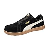 PUMA Sicherheitsschuhe Iconic Low S1PL ESD Unisex Schutzkappe Rutschhemmend Schwarz Größe 44