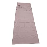 Generic Seidenschlafsack-Innenfutter, extra breit, wasserdicht, bequem, leicht, atmungsaktiv, Reiseschlafsack, Rucksack-Essentials für Hotels, Camping, Wandern und Picknick