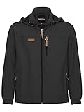 FALKENSTEJN Summer Windbreaker Anorak Windjacke leichte Jacke (L, Black)