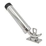 Wenyouya Rotation Marine Angelrutenhalter Angelboot Rutenhalter mit Schutzfutter für Yacht Deck Boot Angelausrüstung