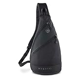 Bugatti Universum Sling Bag Herren - Crossbag Sportliche Brusttasche für Männer - Crossbody Crossover Tasche, Schwarz