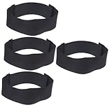 Gogogmee 4 Stück Hockey-Beinriemen Elastischer Hockeyschutz Hockey-Pad-Gurt Eishockey Beinschutz Eishockey Schienbeinschutz Sicherheits-Hockey-Wachmann Verstellbarer Hockeyschutz Polyester