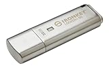 Kingston IronKey Locker+ 50 USB Stick XTS-AES-Verschlüsselung für Datenschutz mit automatischer USBtoCloud Sicherung-IKLP50/32GB