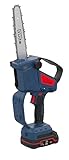 Güde Akku Minikettensäge GMK 18-201-05 (18 V, Brushless, automatische Kettenschmierung, werkzeugloses Kettenschnellspannsystem, Schnittlänge 130 mm, Ketten- & Schwertschutz, inkl. Akku & Ladegerät)