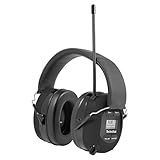 TechniSat STEREOMAN DAB+ OD – kabelloser Stereo DAB+/FM Bluetooth-Kopfhörer (DAB+/UKW Radioempfang, Kurze Antenne, Integriertes Mikrofon, Kapselgehörschutz, für den Außeneinsatz) schwarz