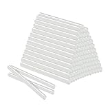 NAIZY Heißklebesticks φ11x200mm Heißklebestifte DIY Heißkleber Ersatzsticks Semi-transparent Klebesticks für handelsübliche Heißklebepistole, 100 Stück ca. 2KG