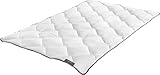 Badenia Trendline Duo Winterdecke Steppbett Micro Kochfest, 135 x 200 cm, weiß, Öko- Tex zertifiziert, Made in Germany