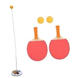 Unomor 1 Satz Tischtennis Trainer - Pongtrainer Pong-paddel Trainingsgerät Für Tischtennis Tischtennistraining Pong-übungstrainer Tischtennisbälle Tischtennisschläger Drinnen Kind Abs