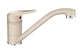 Franke 115.0470.654 Princess II-beige Spültischarmatur Festauslauf Hochdruckarmatur Wasserhahn Fragranit, Chrom, medium-sized