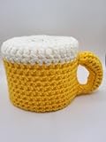 Klohut Bierkrug, Klopapierschoner, Klopapiermütze, Klorollenmütze, Bier, Klorollenschoner, für die Hutablage