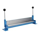 ECUTEE Blechbiegemaschine 460mm Abkantbank für Blache Kunststoff Biegemaschinen Blech Blech bieger Metall Biegewerkzeug Manual Bench Bending Machine, Max. 90° Biegewinkel 1.2 mm Faltkapazität