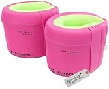 DynamicNord - Premium Schwimmhilfe für Kinder - Designed in Germany - Gr. S = 15-19kg (Alter ca. 2-3 Jahre) / Gr. M = 19-30kg (Alter ca. 3-6 Jahre) (Pink/Grün, Gr. M = 19-30kg (Alter ca. 3-6 Jahre))