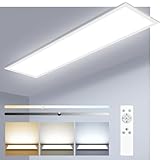 zemty LED Panel Deckenleuchte 80x25 cm, 35W 4000LM...