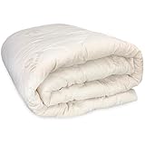 Merino Premium Schafschurwolle Steppbettdecke – Natürlich, Atmungsaktiv & Ganzjährig Nutzbar (135x200 cm)