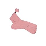 Taidda Hunde-Regenmantel, Winddicht, Reflektierend, Wasserdicht, mit Loch für die Leine, Verstellbare Hunde-Regenjacke für Spaziergänge Im Freien, Haustier-Regenmantel (PINK)