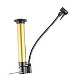 CLISPEED Handliche Mini Fahrradpumpe Hochdruck Luftpumpe Rahmenbefestigung Tragbare Pumpe für Fahrradventile Robust Eisenmaterial