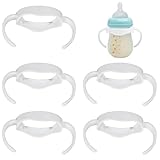 5 Stück Babyflaschen Griffe Zubehör, Leichtgewicht Flaschengriff Einfacher Griff Babyflasche Kunststoffgriff, Baby Fütterung Flaschengriff-Halter für philips avent Flaschen