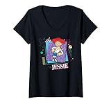 Damen Disney and Pixar’s Toy Story Couples Matching His Jessie T-Shirt mit V-Ausschnitt