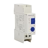 Gettimore Zeitschaltuhr für Treppenlichter, AC 220-240V Automatischer Lichtschalter mit 0,5-20 min Zeiteinstellung, energieeffizienter mechanischer Timer, Weiß ABS