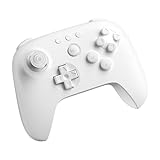 8Bitdo 64 Bluetooth Controller for Analogue 3D, Switch, Windows, and Android (White)