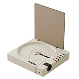 KACBFEE Tragbarer CD-Player, CD-Player mit Bluetooth, Retro-CD-Player, Kleiner, wiederaufladbarer CD-Player, tragbar, für Zuhause, Reisen und Auto White