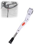 WQIUTT Fahrradständer für Cannondale Scalpel Carbon HT 4 Scalpel Carbon SE 1,Höhenverstellbar Fahrrad Ständer MountainbikeAluminiumlegierung rutschfest Fahrrad Ständer 22-27 Zoll,White