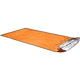 ORTOVOX Unisex – Erwachsene Bivy Ultralight Biwaksack, Shocking Orange, 235 x 110 cm (bis 2 Personen)