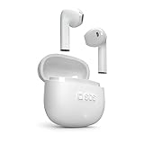 SBS TWS ONE Colour Ohrhörer mit Ladeetui, Touch-Bedienelementen und integriertem Mikrofon, Sprachassistent, bis zu 3 Stunden Hördauer, inkl. USB-C-Ladekabel, weiß