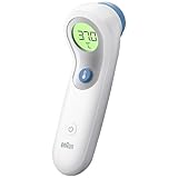 Braun Sensian 5 Kontaktloses Stirnthermometer | Positionierungshilfe | Farbcodiertes Digitaldisplay | 2-Sekunden-Messung | Geeignet für Babys und Kinder | Die #1 Marke bei Ärzten(1) | BNT300