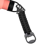 Acunny Schlüsselanhänger mit Paracord-Schnur, Schlüsselanhänger aus Paracord, Flaschenöffner für Schlüssel, geflochten, Schlüsselanhänger, Flaschenöffner, multifunktional, für Angelrucksäcke, 1, Se